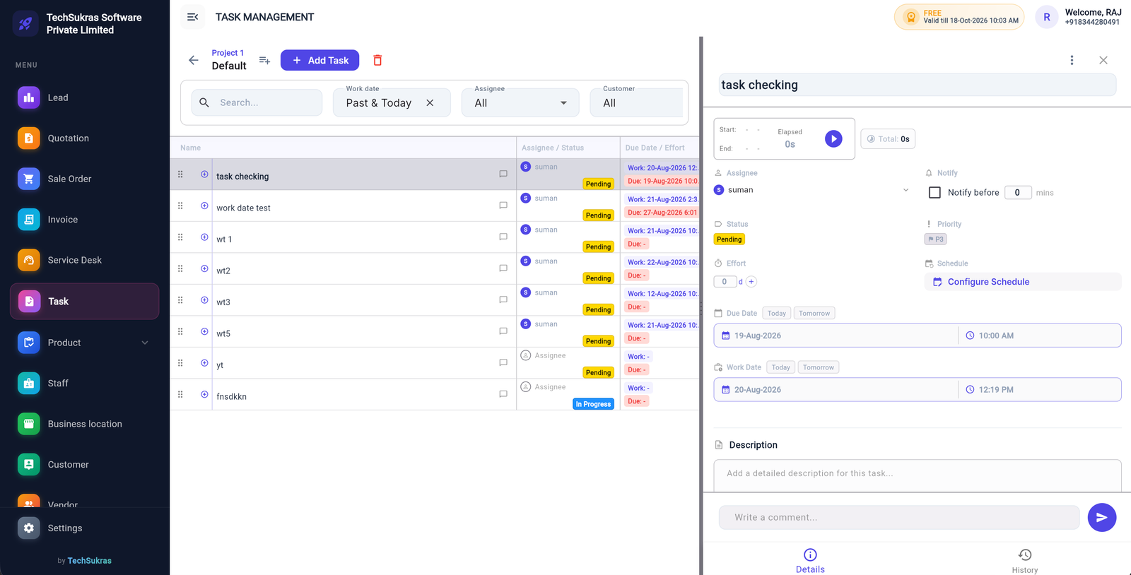 100cr Task Management